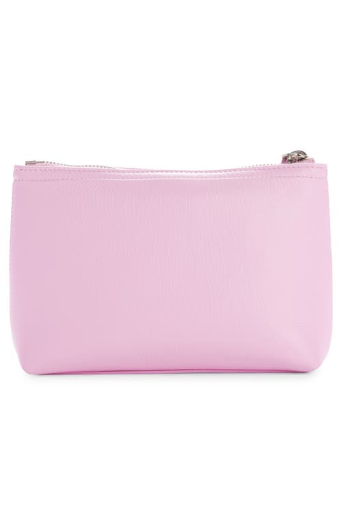 Givenchy Small Voyou Leather Wristlet In 662-candy Pink