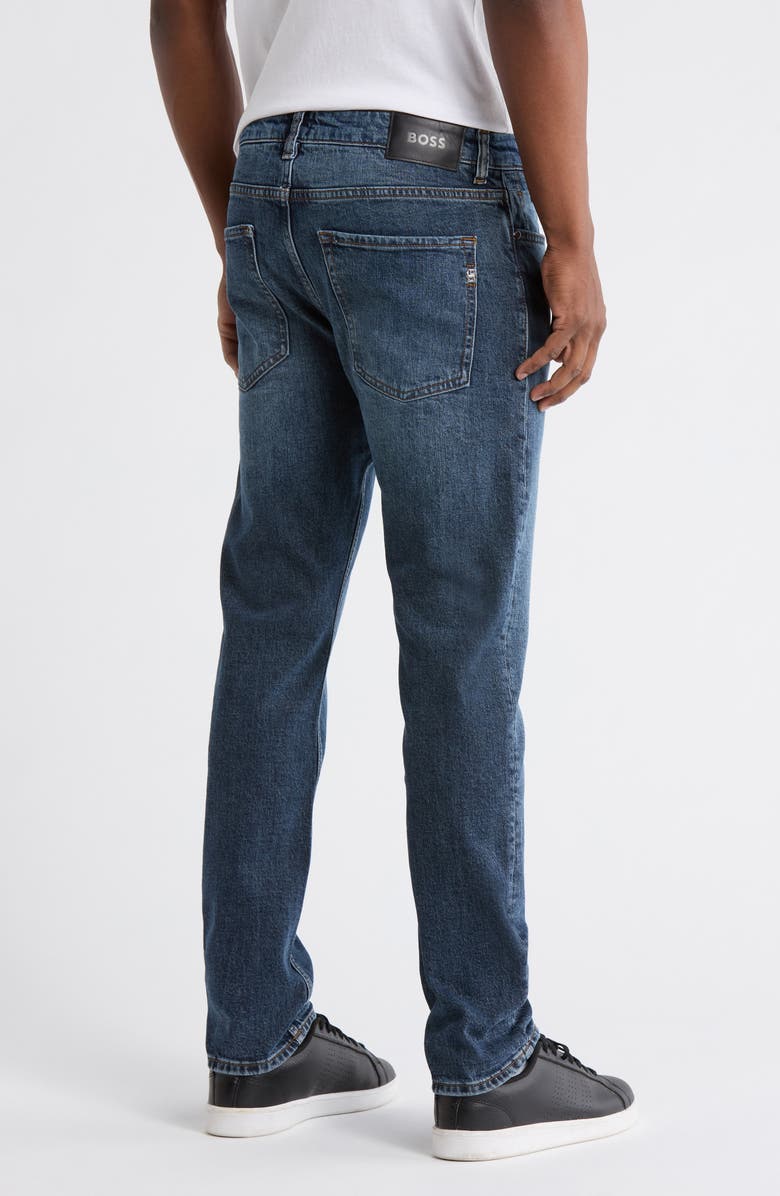 BOSS Delaware Slim Fit Stretch Jeans, Alternate, color, Bright Blue