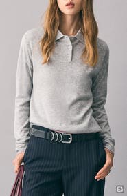 MANGO TEEN Polo Sweater