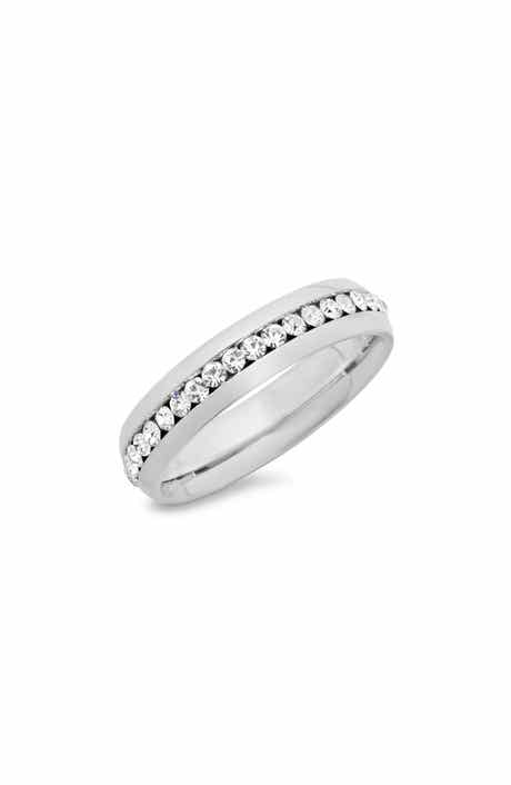 Simulated Diamond Eternity Band