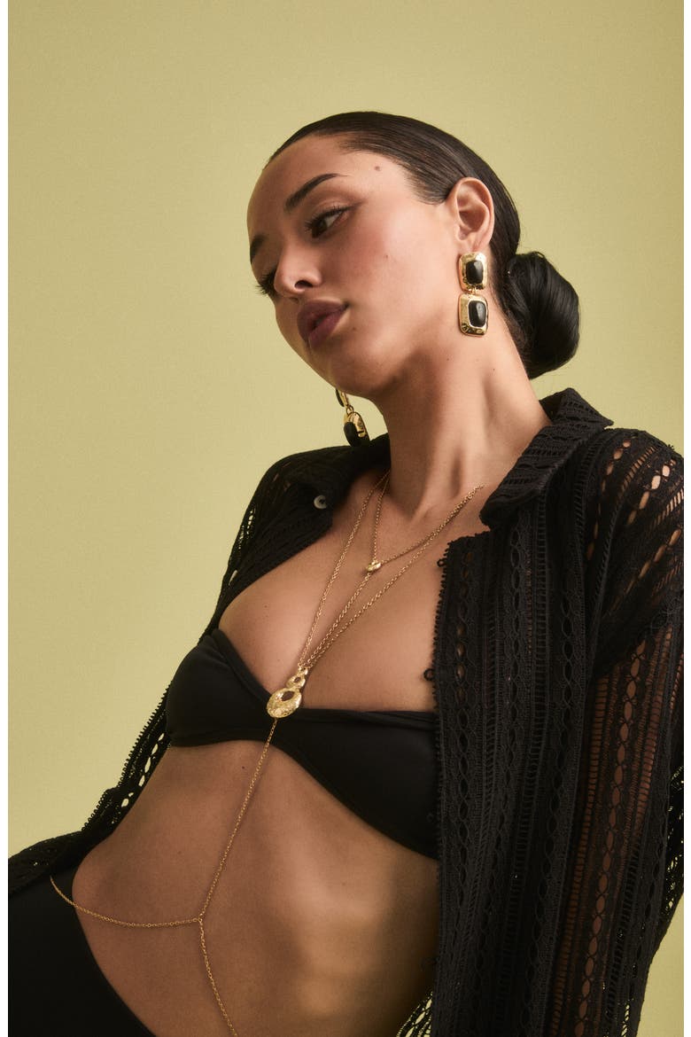 Lua Body Chain, Alternate, color, GOLD