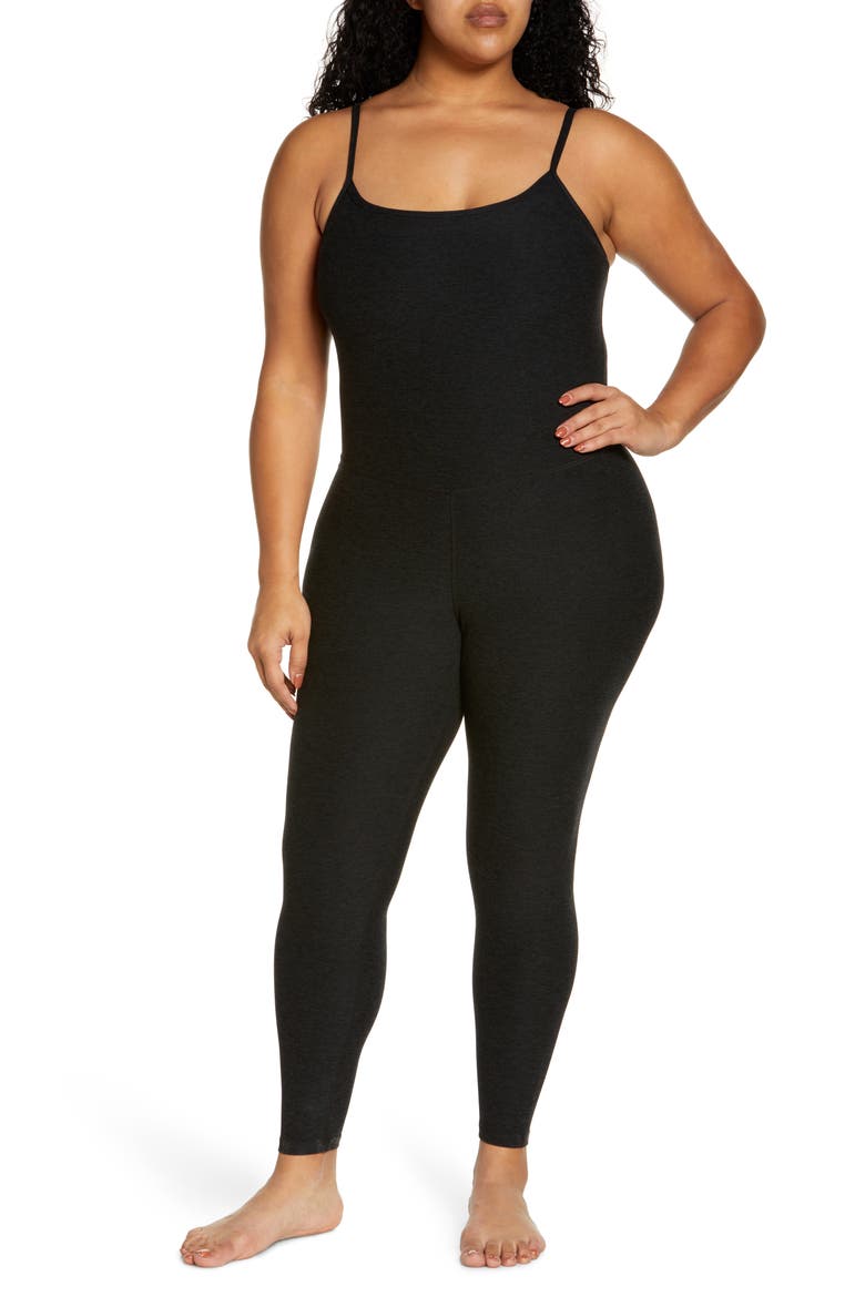 Space Dye Uplevel Midi Jumpsuit, Main, color, DARKEST NIGHT