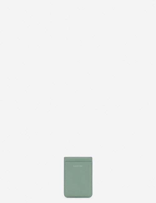 Shop Lanvin Magnetic Leather Cardholder