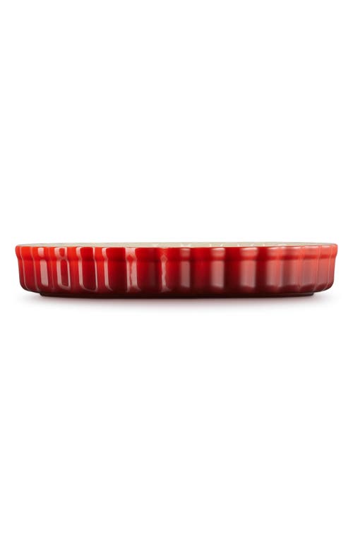 Le Creuset Stoneware Tart Dish In Cerise