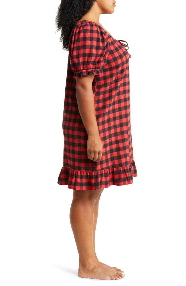 Nordstrom Matching Family Moments Buffalo Check Cotton Nightgown, Alternate, color, 
