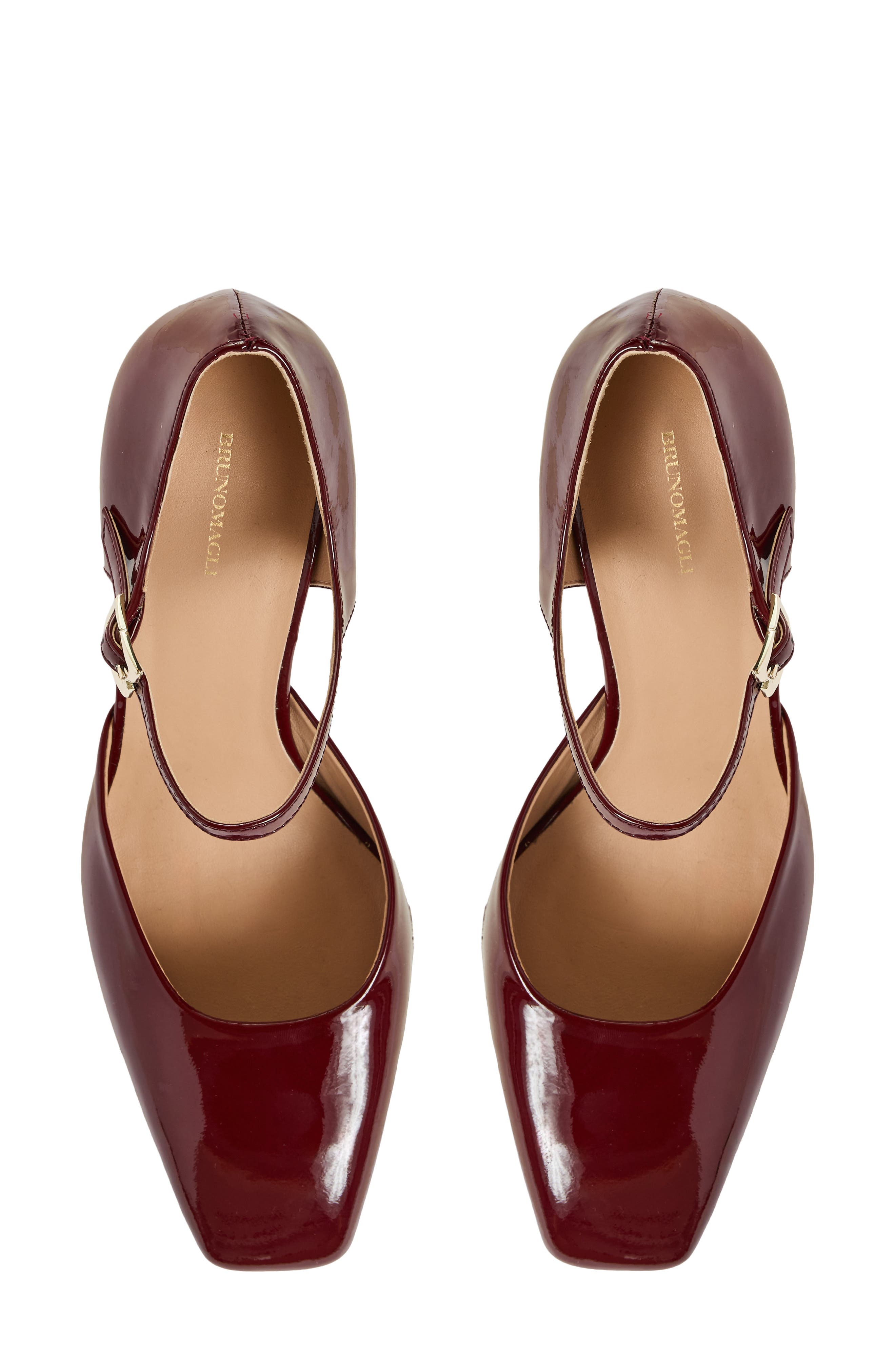 Torrina Leather Pump, Alternate, color, BORDEAUX PATENT