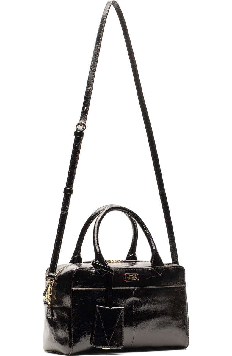 Frances Valentine Bunny Crinkle Leather Satchel, Alternate, color,