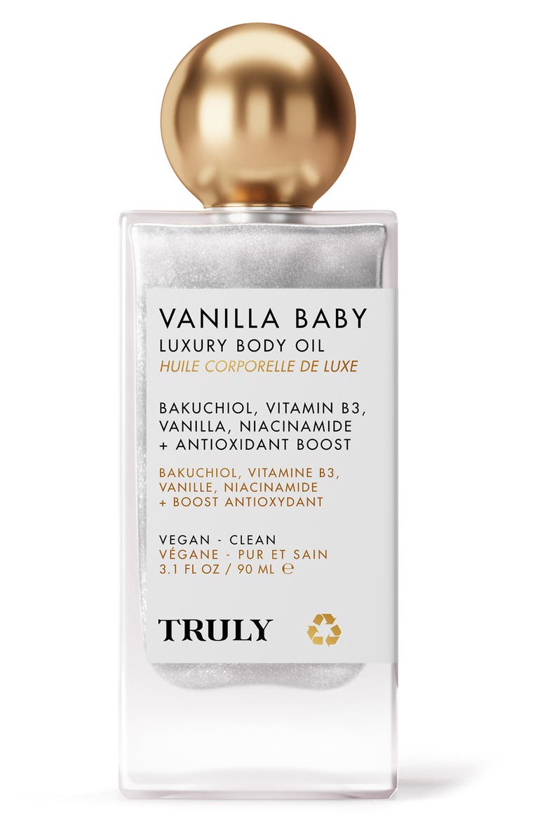 Vanilla Baby Luxury Body Oil, Main, color, NO COLOR