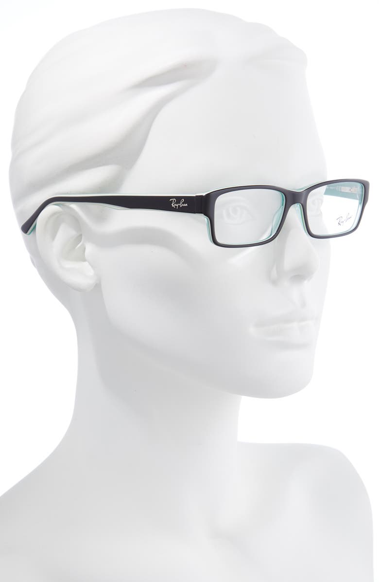 Ray-Ban 52mm Rectangular Optical Glasses, Alternate, color, 