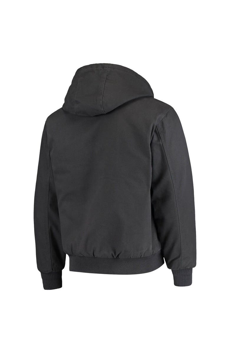 DUNBROOKE Men's Dunbrooke Navy Denver Broncos Dakota Cotton Canvas Hooded Jacket, Alternate, color, 