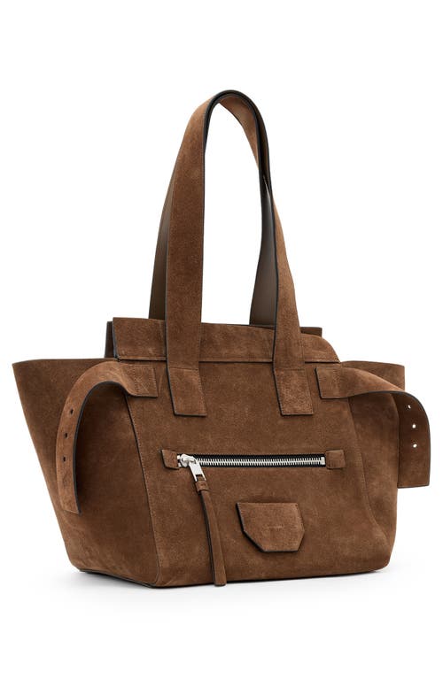 Allsaints Perez Suede Shoulder Bag