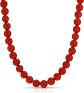 KOZAKH Carnelian Beaded Necklace, 8mm