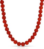 KOZAKH Carnelian Beaded Necklace, 8mm