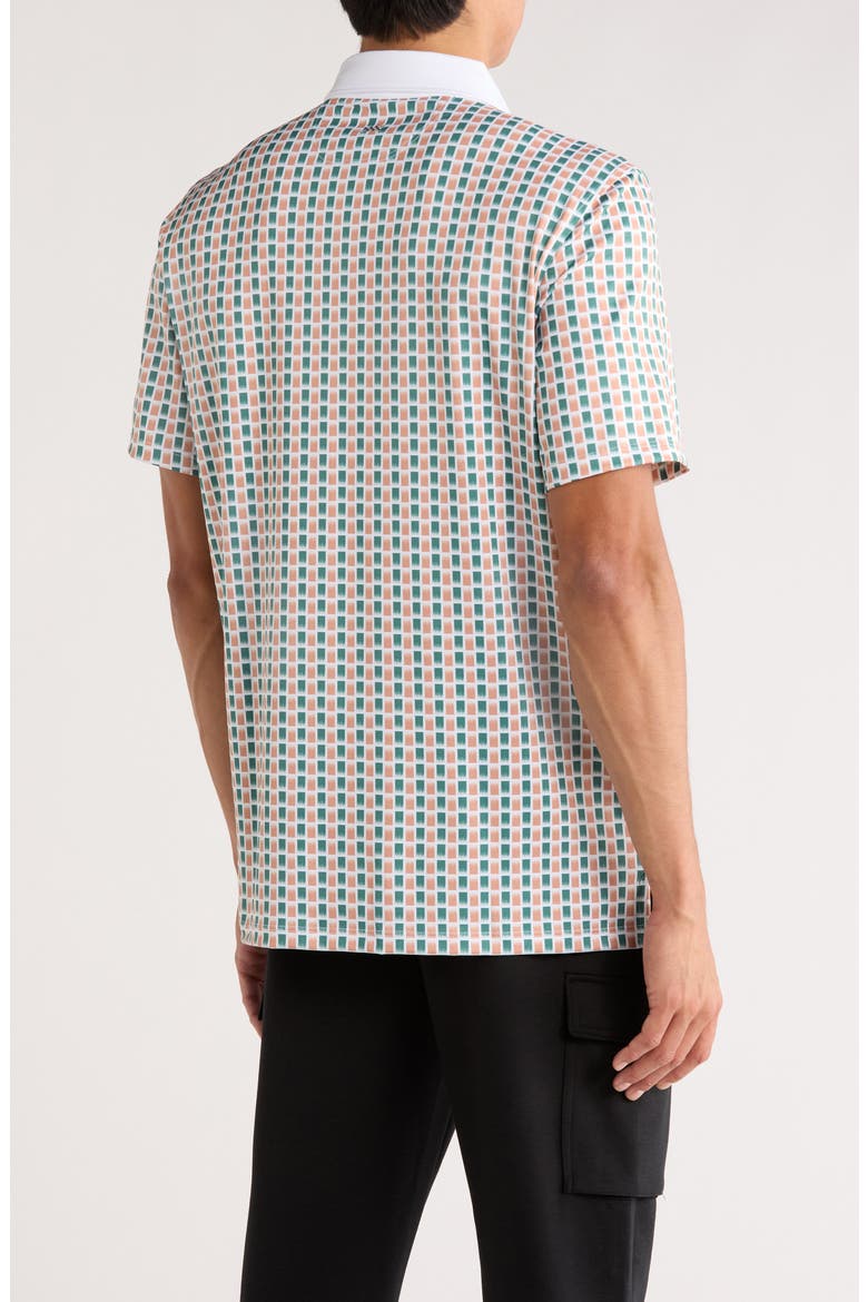 Golf Sport Knit Polo, Alternate, color, WASHED CLAY/ TIDAL GREEN