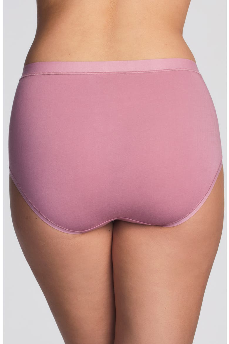 Understated Cotton Blend Briefs, Alternate, color, LILAC