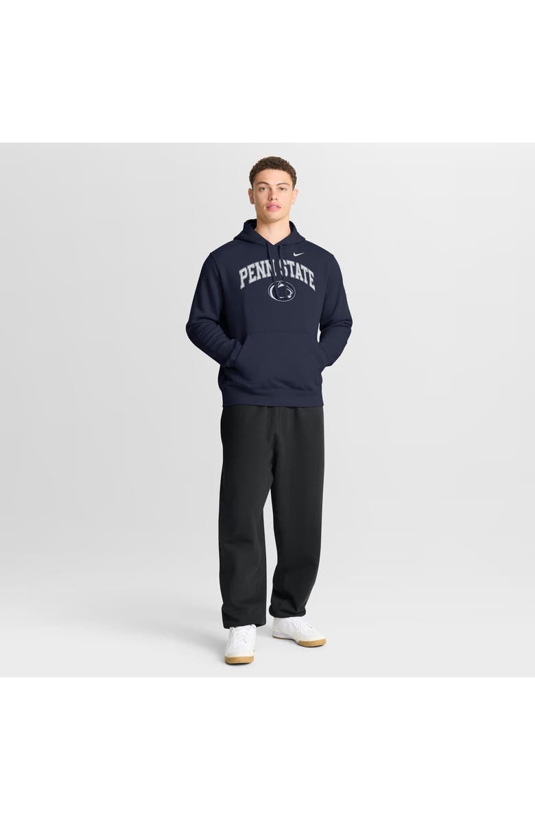 Nike Men's Nike Navy Penn State Nittany Lions Club Fleece Arch Pullover Hoodie, Alternate, color, Navy