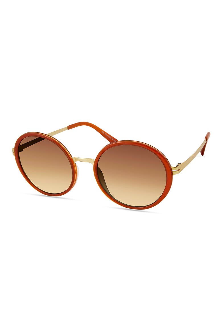 Round Sunglasses, Alternate, color, TERRACOTTA
