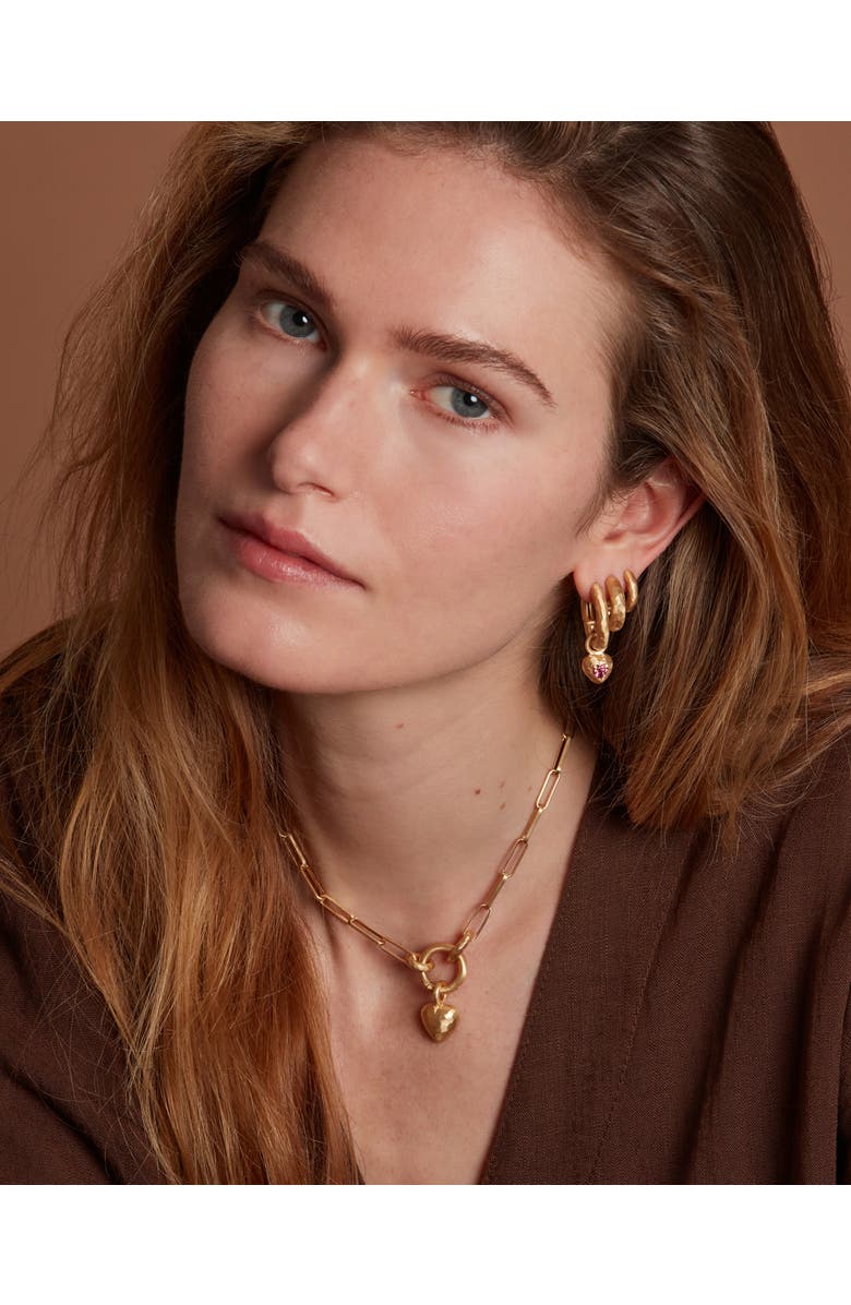 Eloise Jewelry Voyage Necklace Clip Chain with Heart Charm, Alternate, color, Voyage