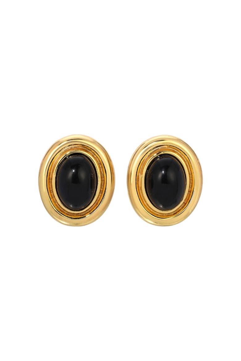 Prize Earrings, Main, color, Black/Gold