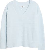 BP. Fuzzy V-Neck Sweater
