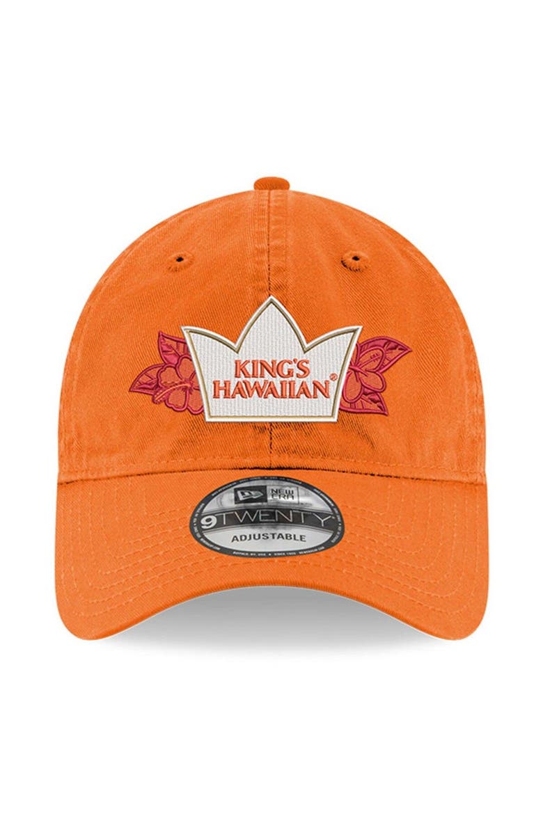 New Era Men's New Era  Orange Brad Keselowski King's Hawaiian Enzyme Washed 9TWENTY Adjustable Hat, Alternate, color, 