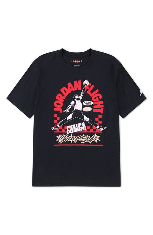 Jordan Big Kids' Deep Dish T-shirt In Black