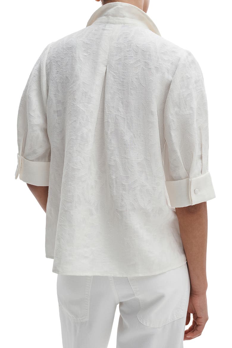 Carmella Woven Shirt, Alternate, color, CREAM