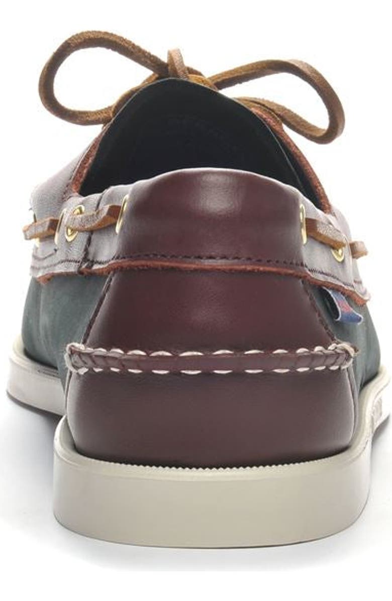 Sebago Portland Spinnaker Nbk Fgl Boat Shoes, Alternate, color, Blue Navy-Dk Brown