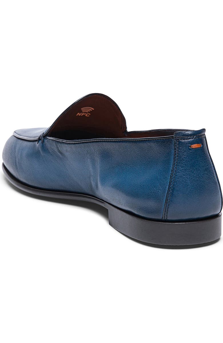 Santoni Vibe Loafer, Alternate, color, Blue