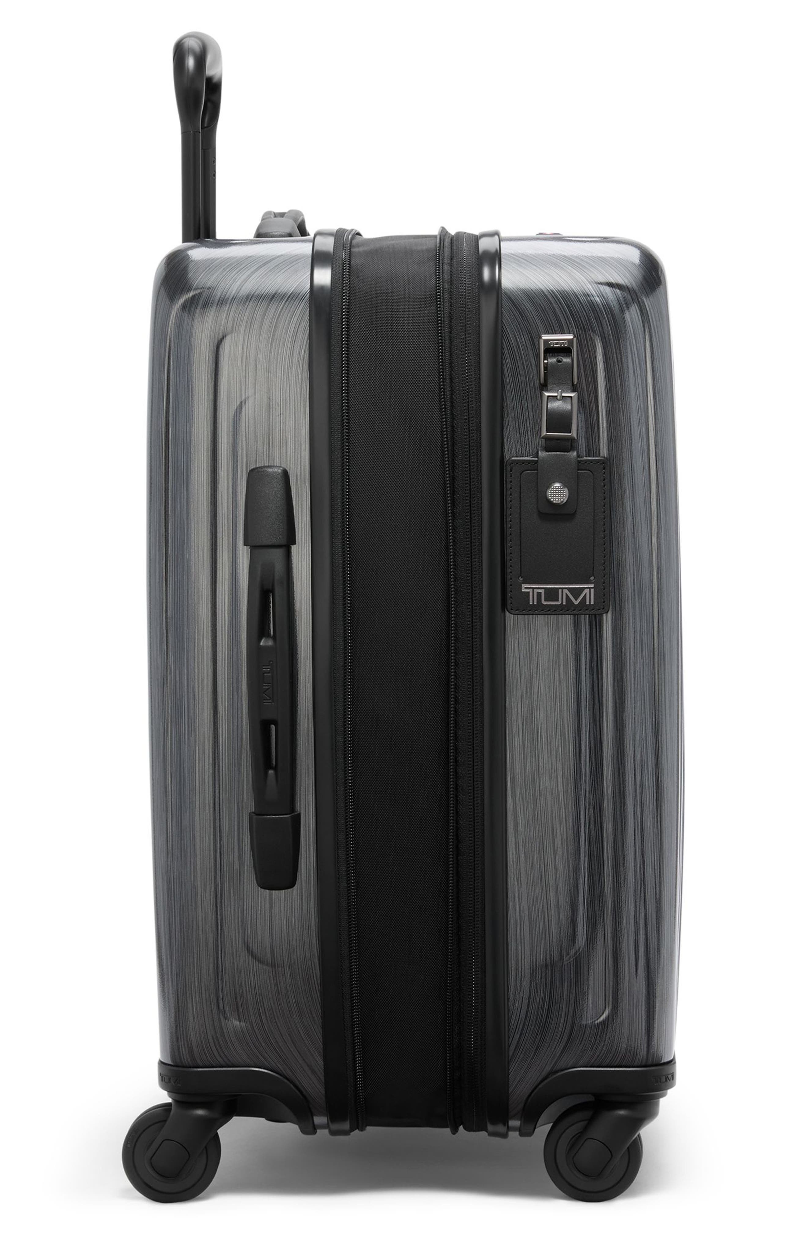 TUMI V4 Collection International Expandable Spinner Carry-On, Alternate, color, Brushed Gunmetal