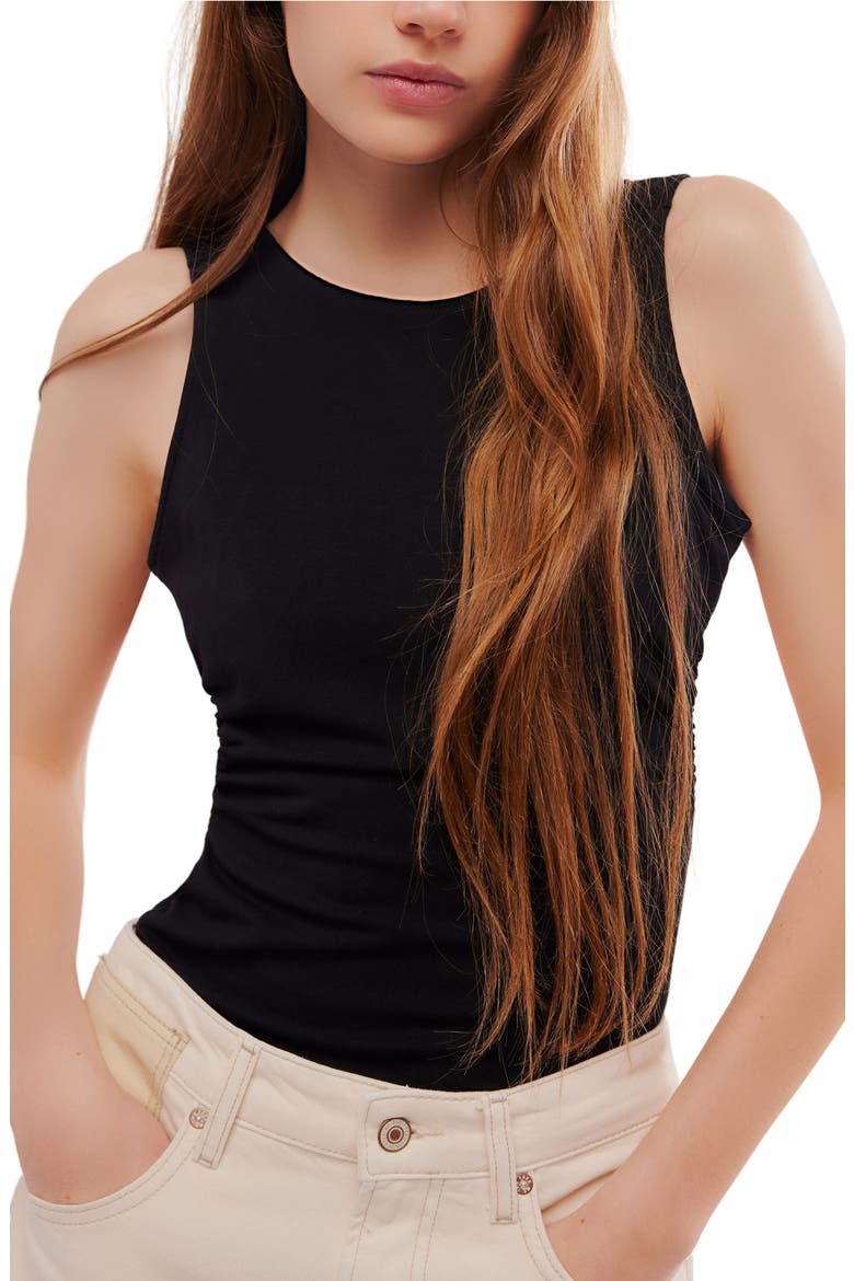 Intimately FP Wear It Out Backless Camisole, Main, color, BLACK