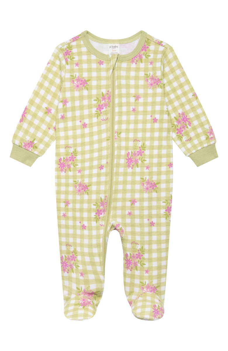 PL Baby by Petit Lem 2-Pack Footie, Alternate, color,