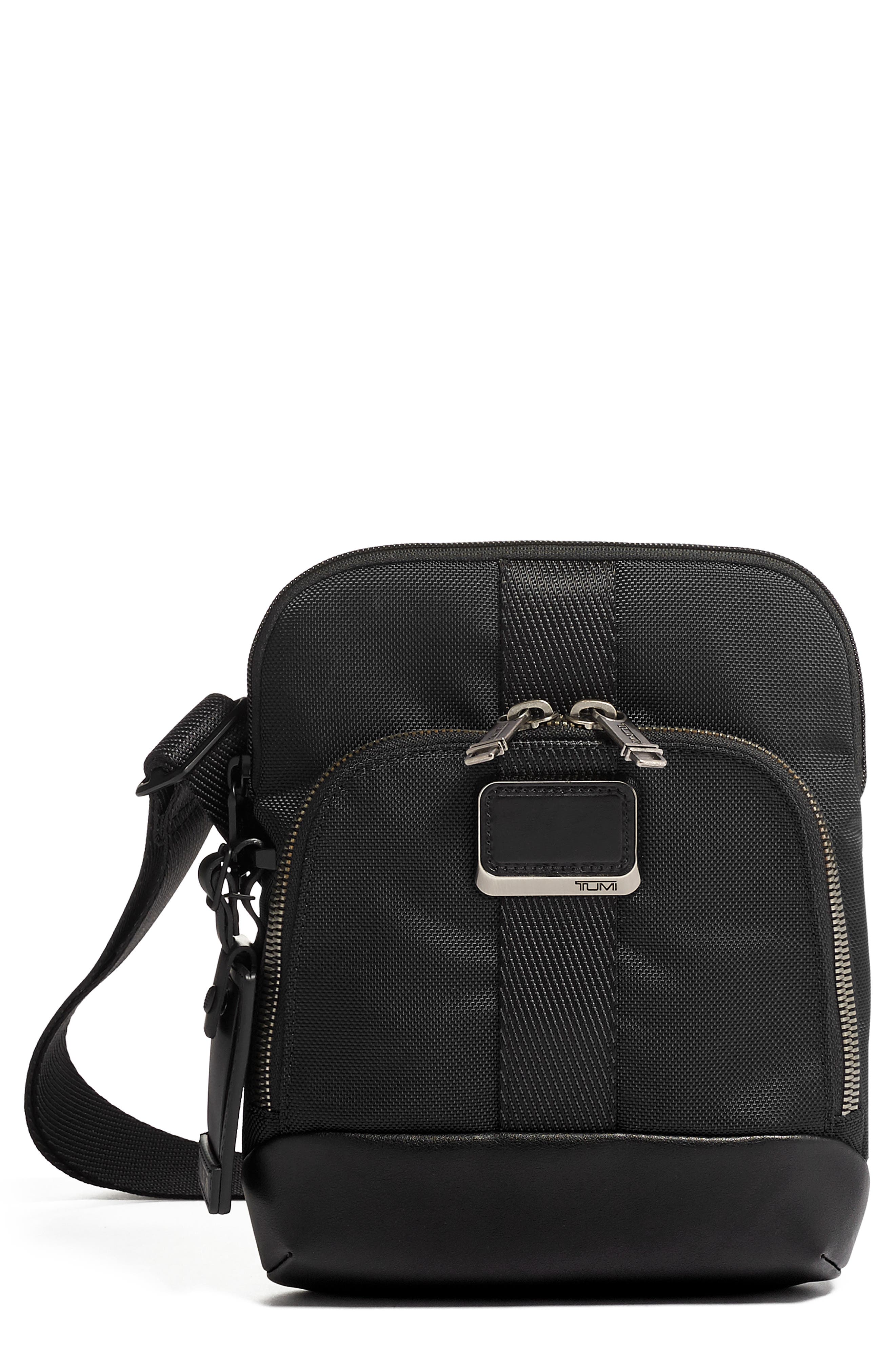 TUMI Alpha Bravo Barksdale Black Crossbody Bag, Main, color, 