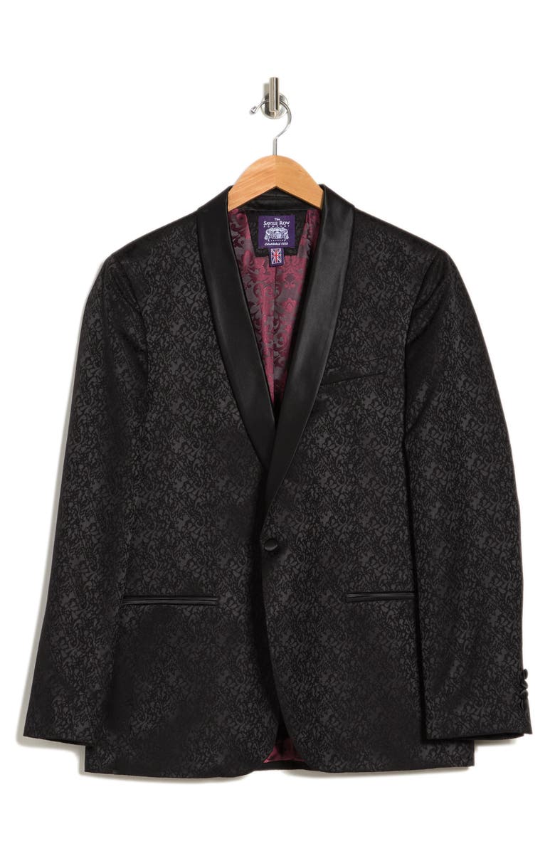 SAVILE ROW CO Jacquard Evening Jacket, Alternate, color,