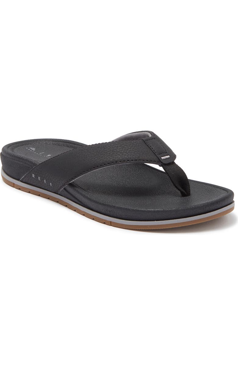 Reef Cushion Bonzer Flip Flip, Main, color, Black/ Gum