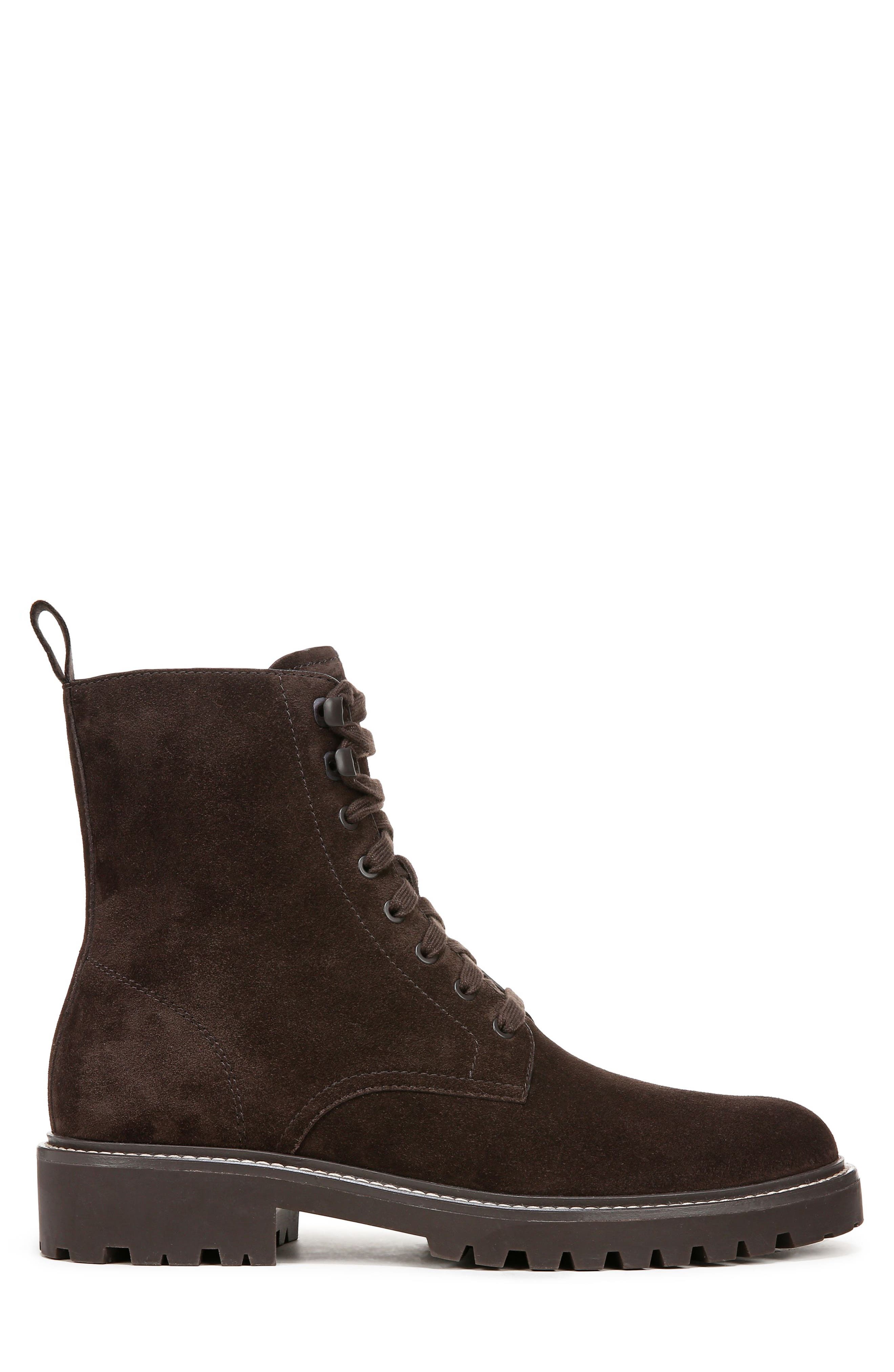 Vince Dominic Plain Toe Boot, Alternate, color, Cocoa Brown