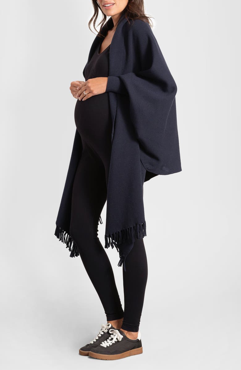 Seraphine Fringe Maternity/Nursing Shawl Cardigan, Alternate, color, 