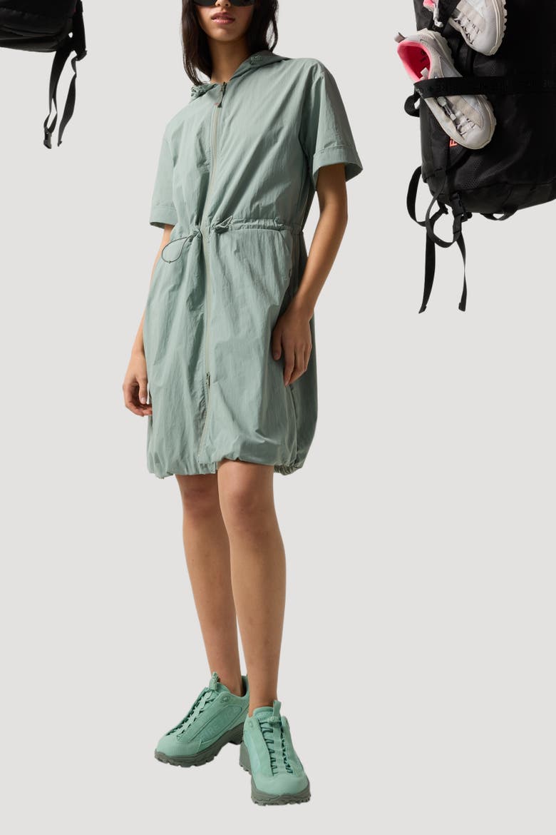 Ronny Functional Dress, Alternate, color, Eucalyptus