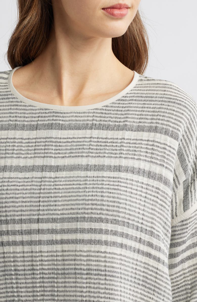Masai Copenhagen Beccato Texture Stripe Top, Alternate, color, 