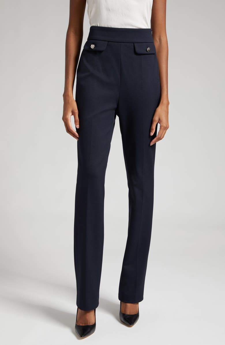 BOSS Tubeka High Waist Skinny Leg Pants, Main, color, 