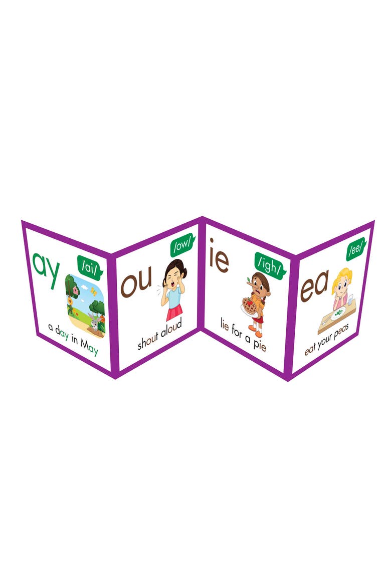 Rainbow Phonics 67 Phoneme Posters, Alternate, color, Multicolored