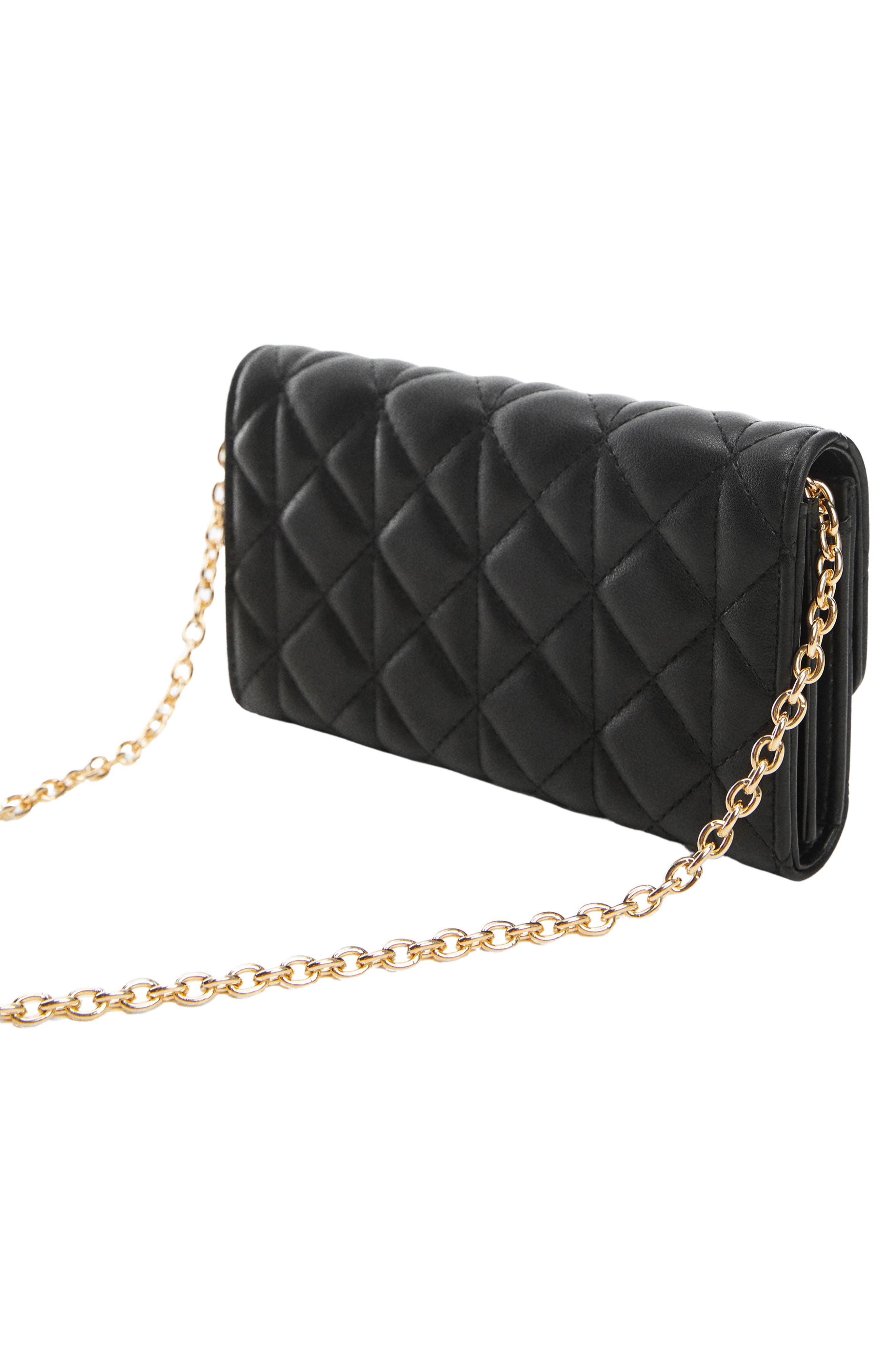 MANGO Quilted Crossbody Bag, Alternate, color, 