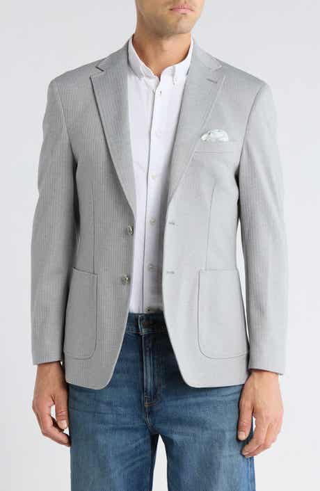 Lucky Brand Herringbone Knit Sport Coat