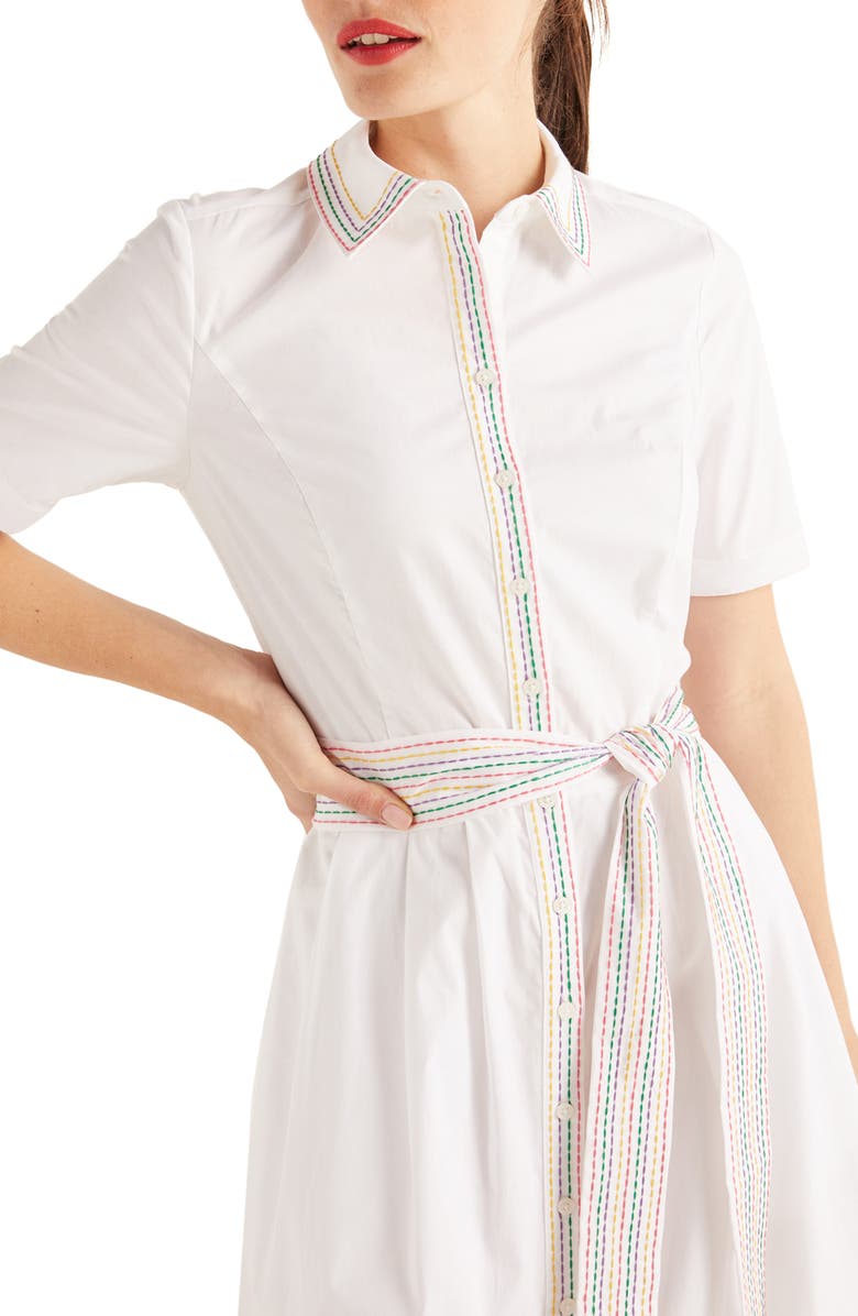 Boden Anastasia Fit & Flare Shirtdress, Alternate, color, 