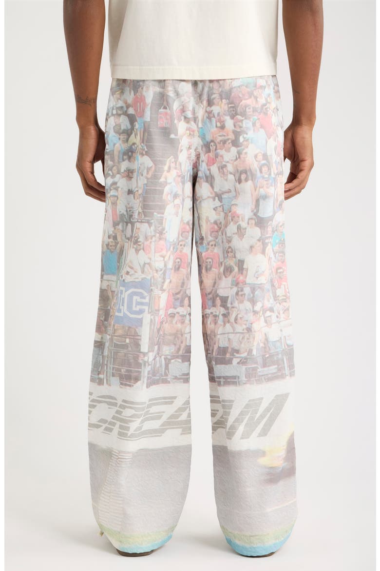 Lemon Print Drawstring Pants, Alternate, color, ANTIQUE WHITE