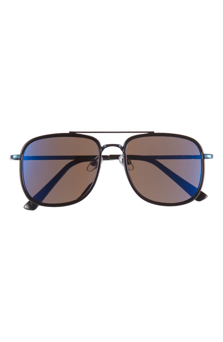 Vince Camuto 54mm Navigator Sunglasses, Main, color, Black Blue