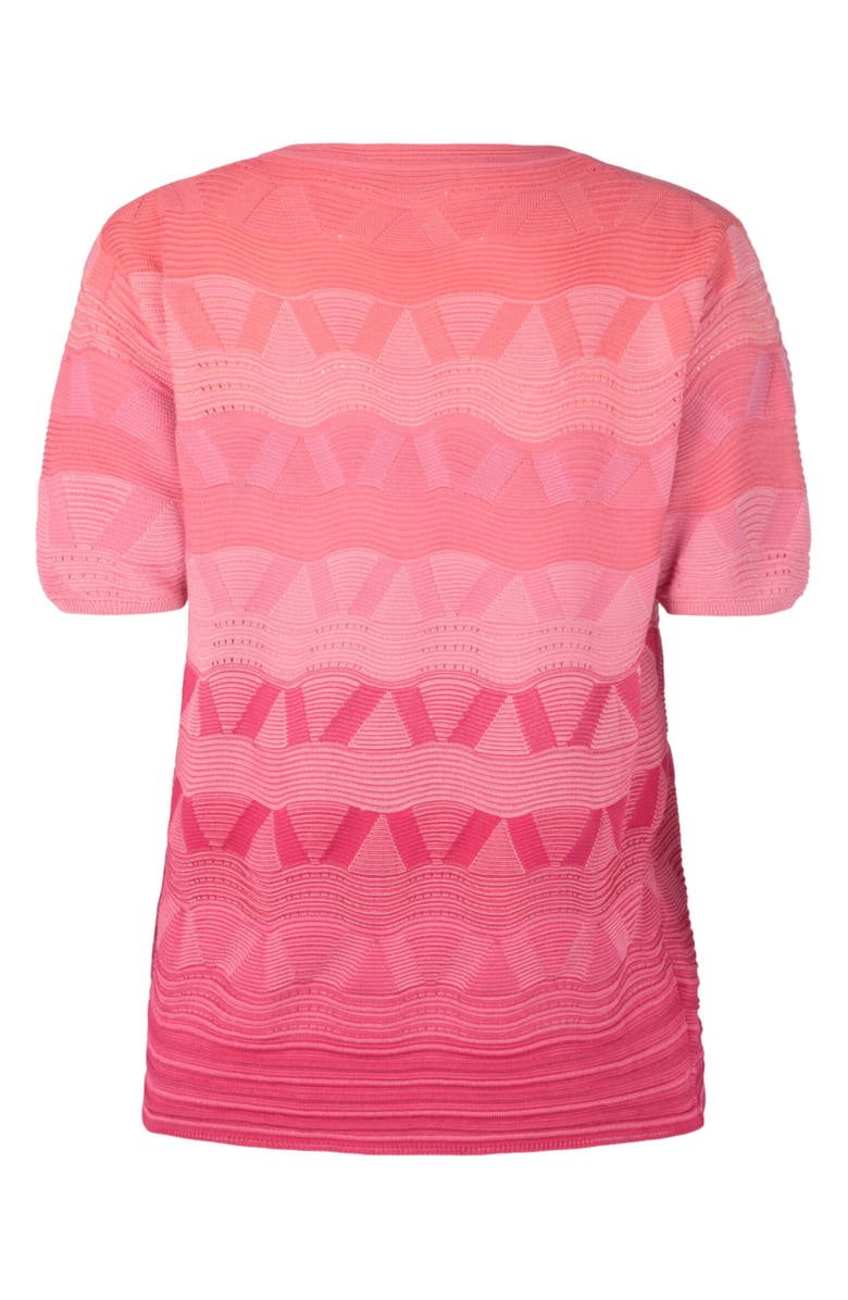 M Missoni Maglia Rib Top, Alternate, color, Degrade Fuchsia Tones