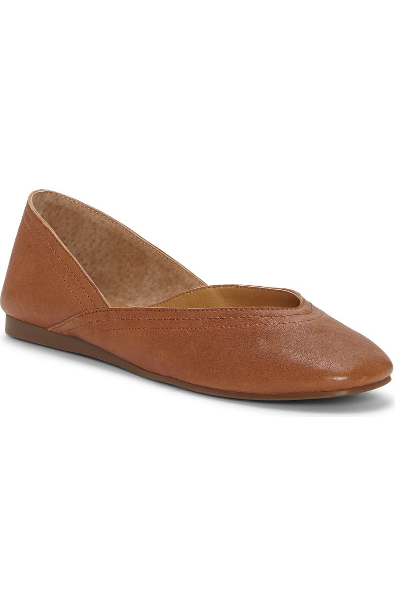 Lucky Brand Alba Skimmer, Main, color, Umber