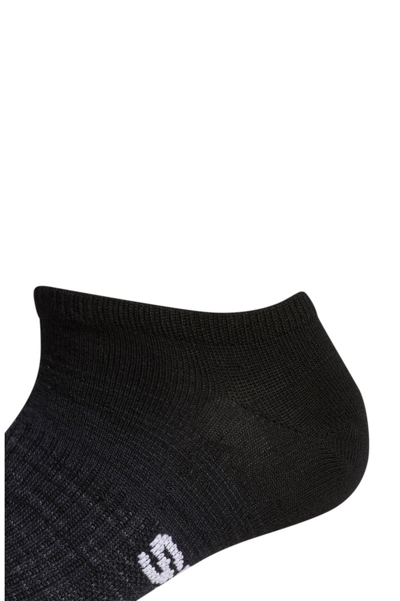Superlite Badge of Sport Ankle Socks - Pack of 6, Alternate, color, BLACK