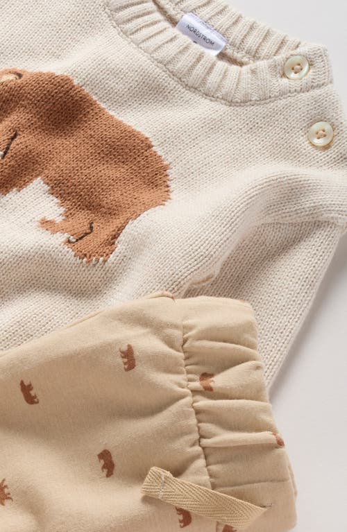 Nordstrom Cozy Motif Sweater & Joggers Set In Multi